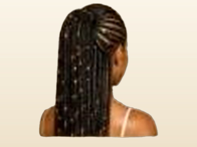 Tresses fines à perles